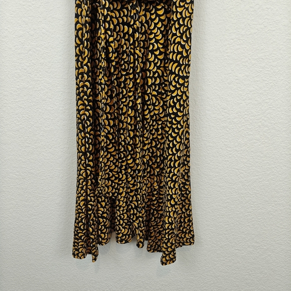 Hobbs London Kimmi Jersey Knee Length Crew Neck Dress Tie Waist Size 6 Women's - Picture 6 of 16